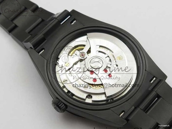 All Markers A3235 on Oyster Bracelet 41 Black Dial Black PVD Best Edition VRF Diamonds DateJust PVD 0128